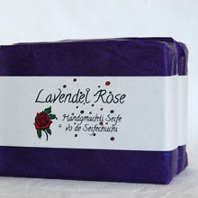 Lavendel Rose Seife